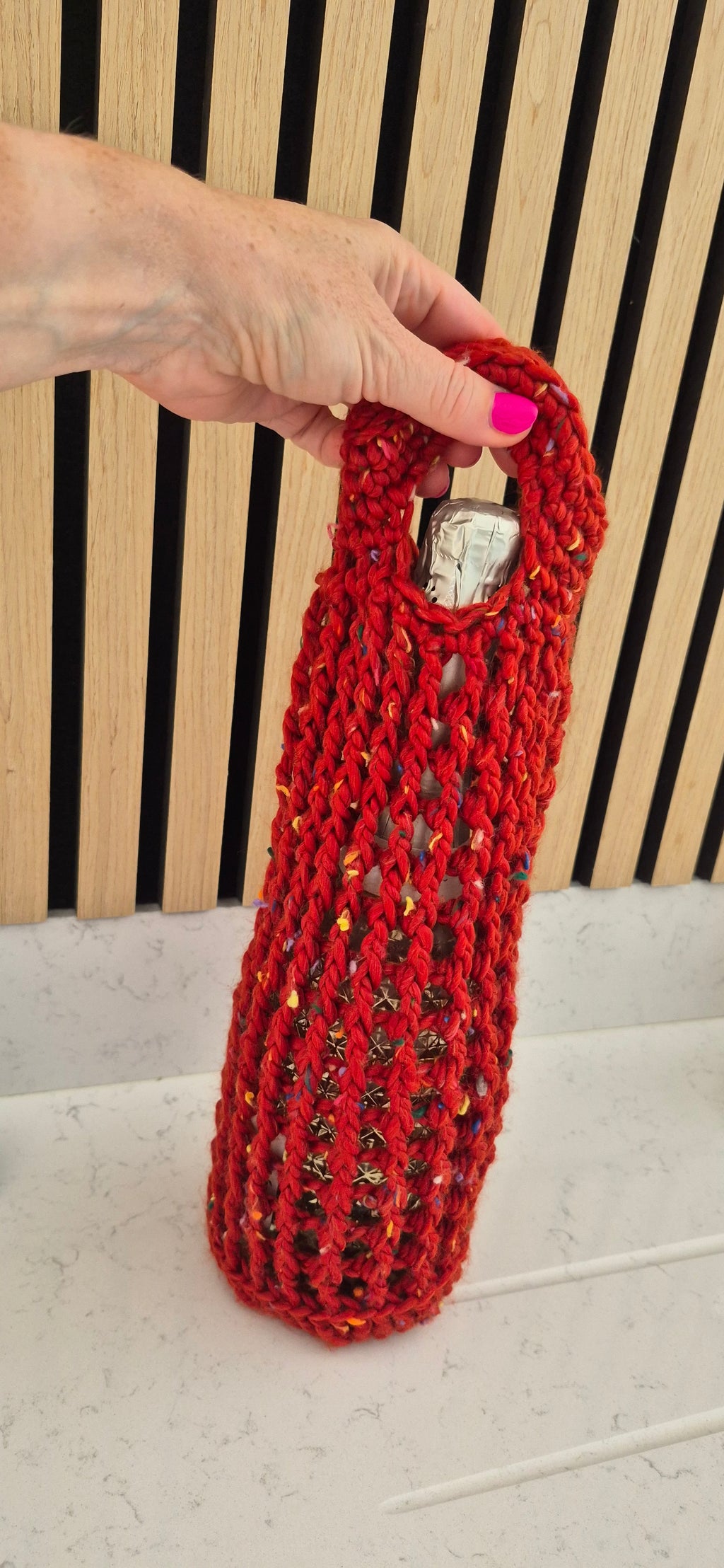 Crochet bottle bag Workshop 11 October