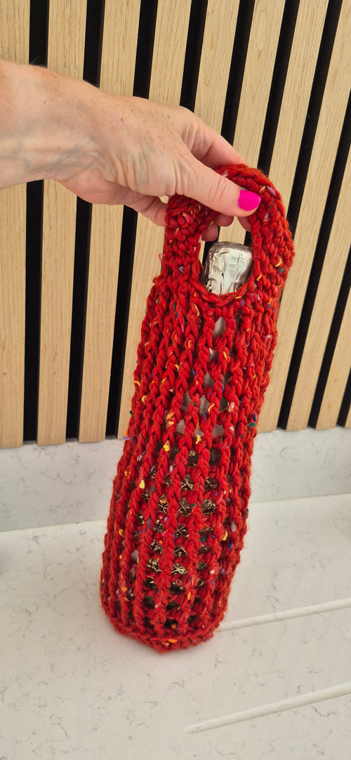 Crochet bottle bag Workshop 11 October